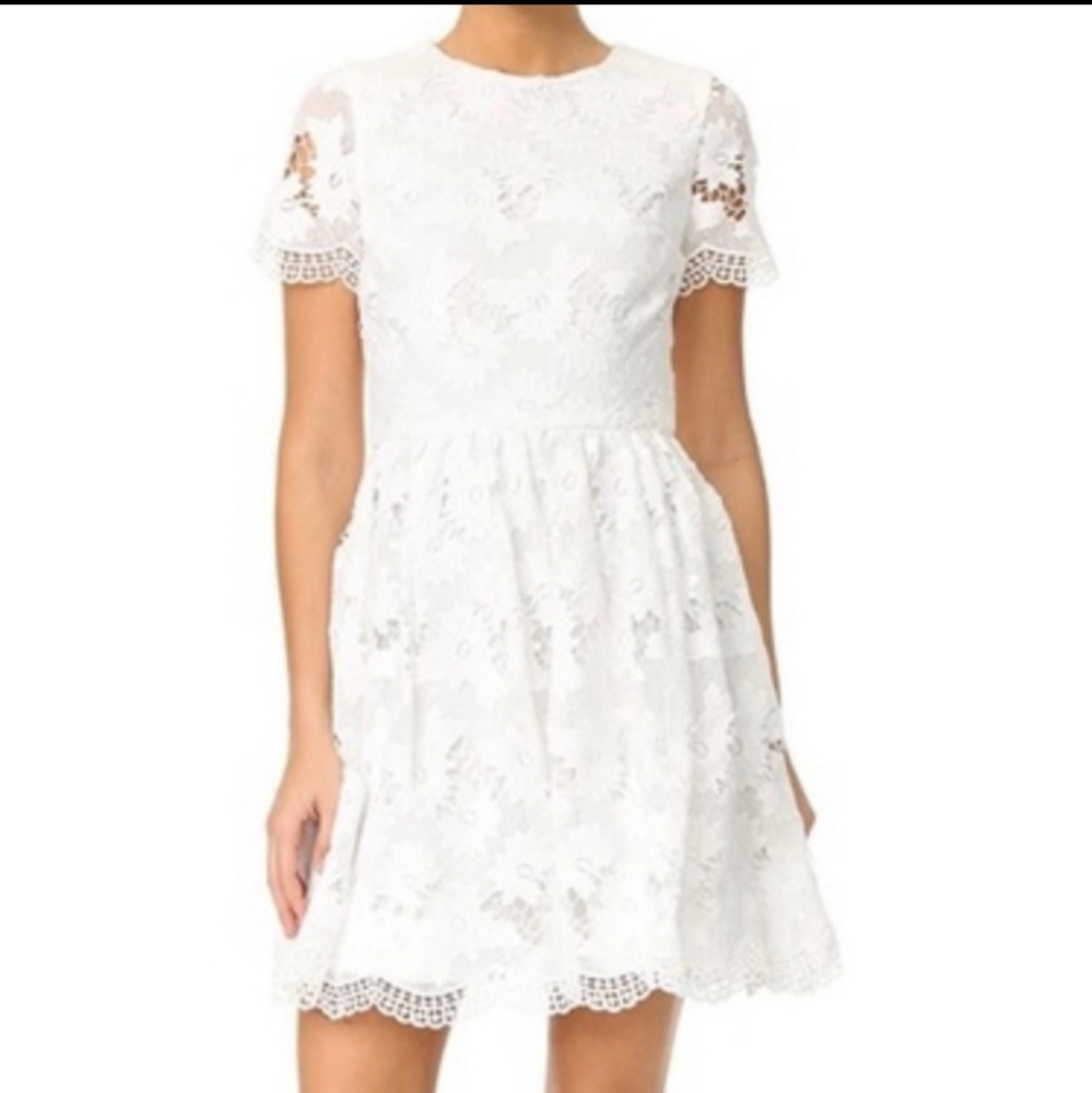 Alice and Olivia lace skater dress Karen